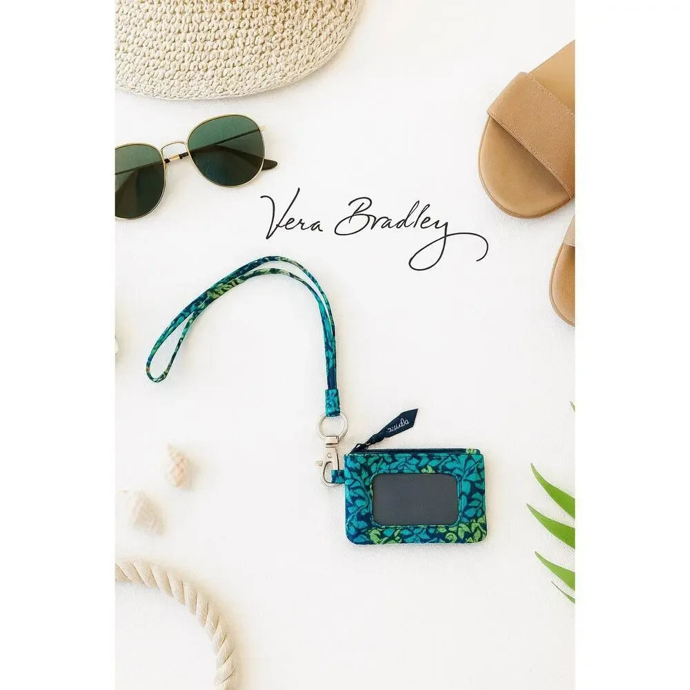 4/$20 Vera Bradley Zip ID w/ Matching Lanyard